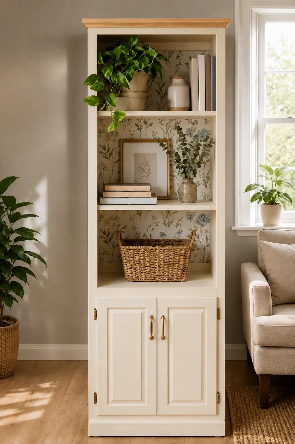 Wooden Bookshelf Cabinet Pakistan