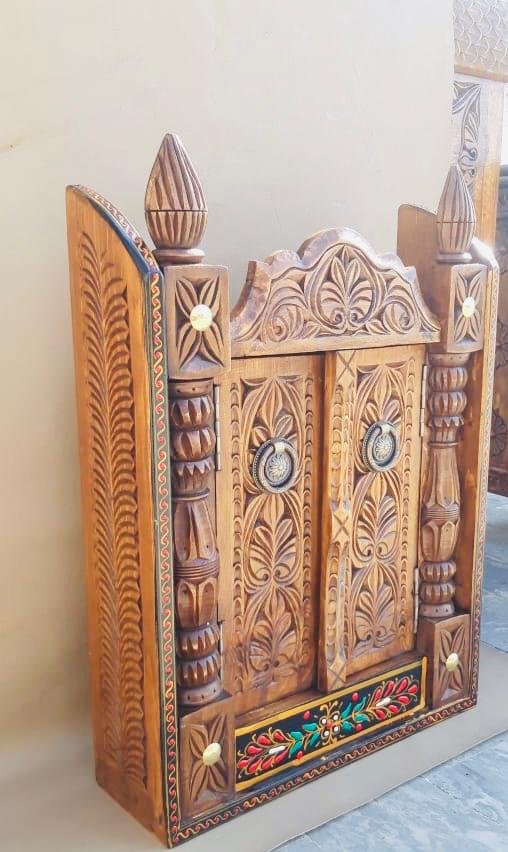 Carved Wooden Door Panel Design