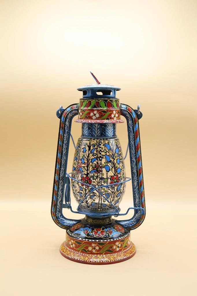 Hand Painted Truck Art Lantern