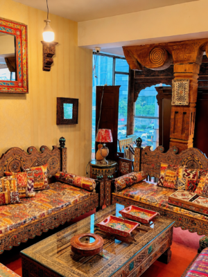 Sofa Set Pakistan | Carved 7 Seater Sofa Set Chiniot | Rounaq Art
