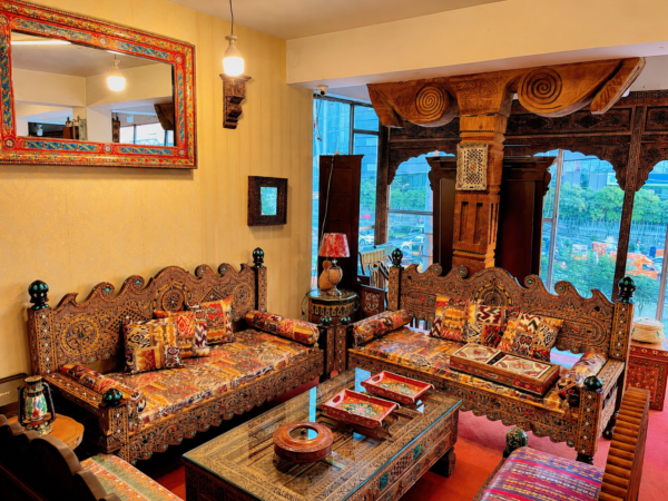 Sofa Set Pakistan | Carved 7 Seater Sofa Set Chiniot | Rounaq Art