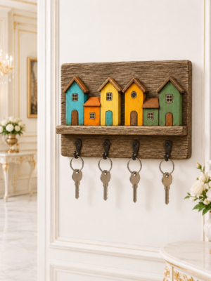 Wooden Key Rack Pakistan | Wooden Key Holder | Rounaq Art
