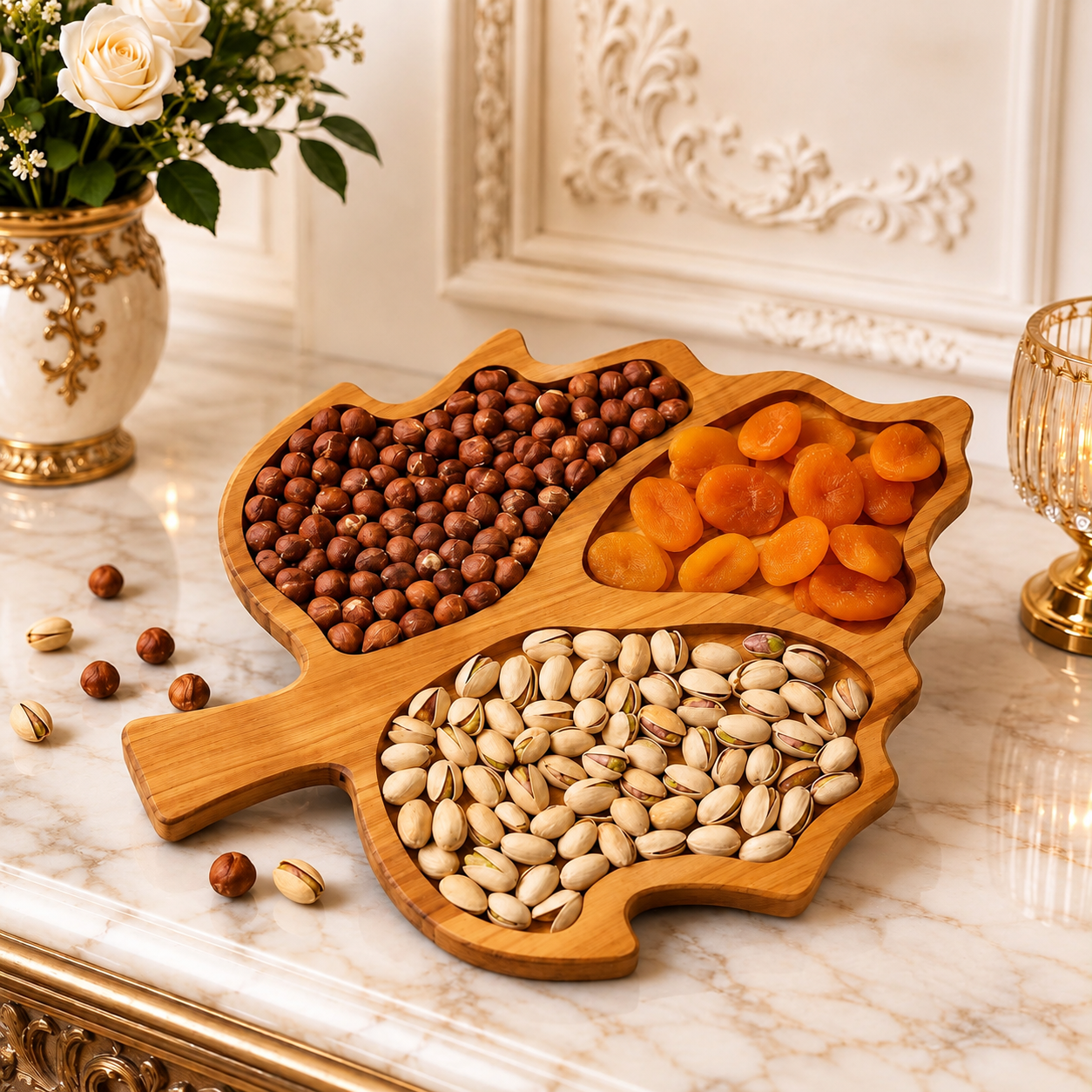 Handcrafted Wood Serving Tray