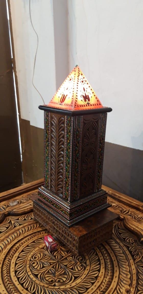Handcrafted Wooden Lamp Design