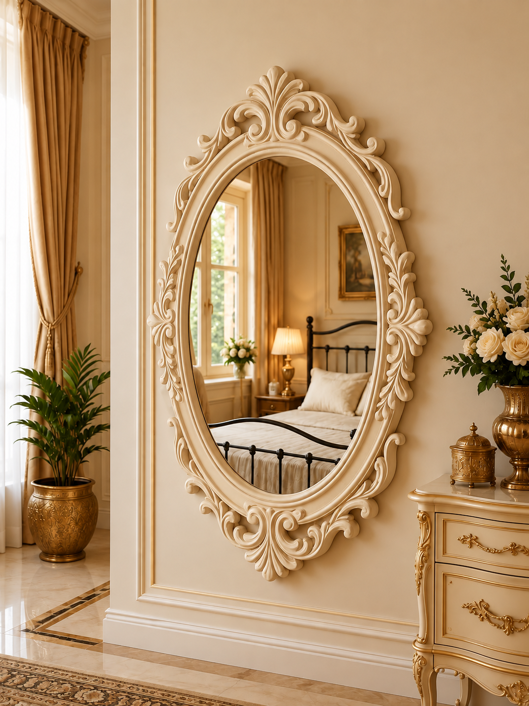 Luxury Carved Wall Mirror