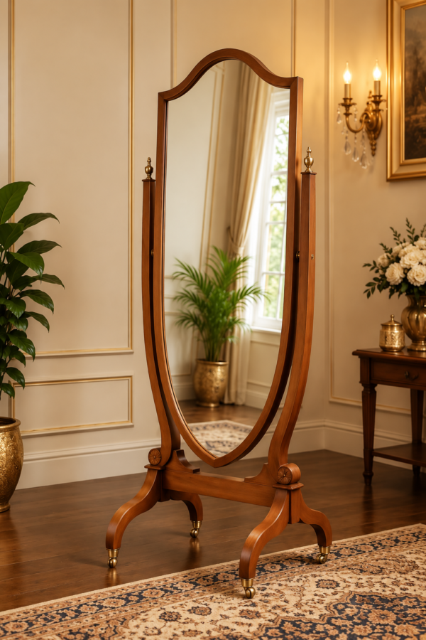 luxury-wooden-cheval-mirror Dressing Mirror | Cheval Mirror Pakistan | Full Length | Rounaq