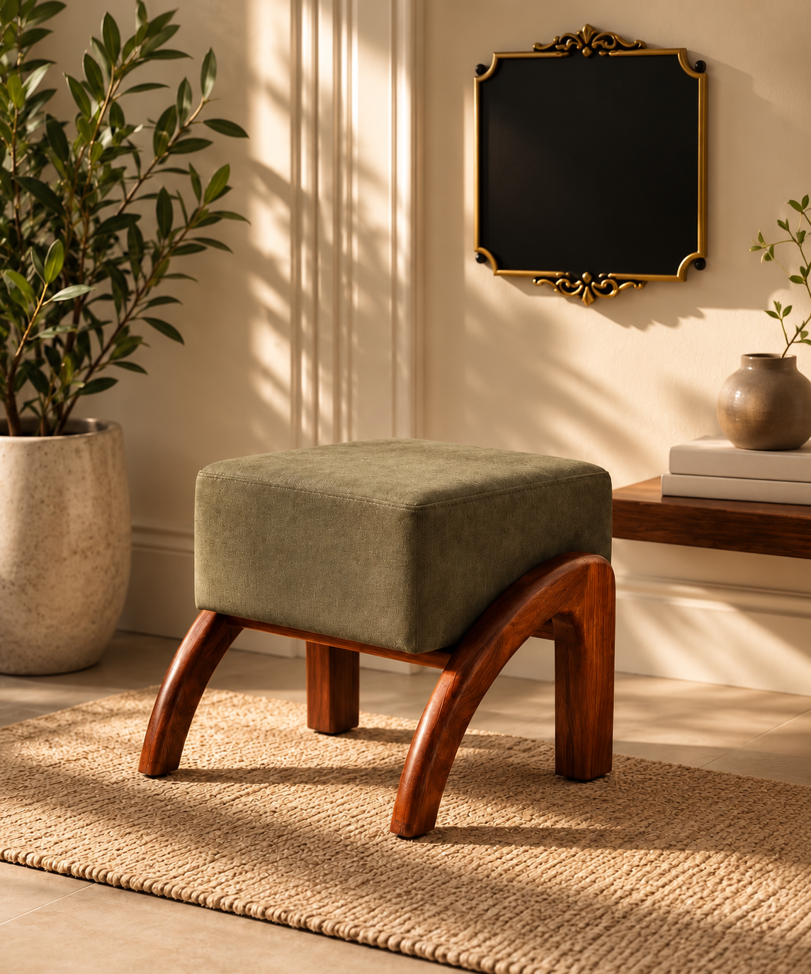 Modern Wooden Stool Design