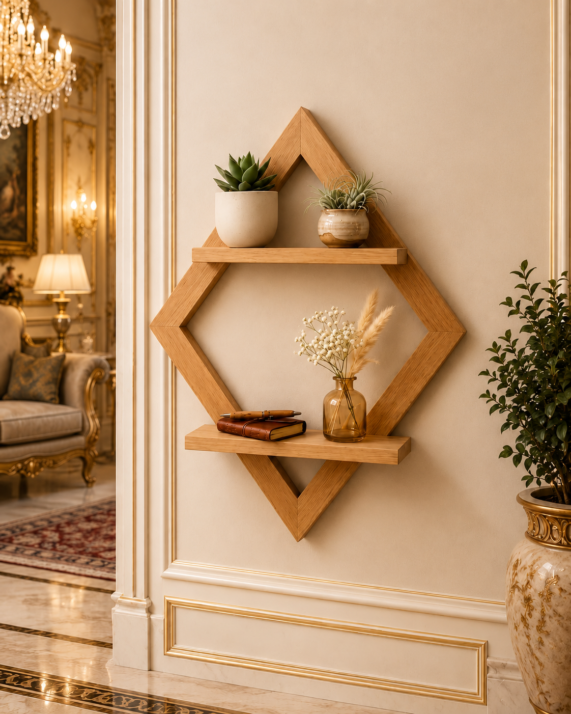 Wooden Wall Shelf Decor Ideas